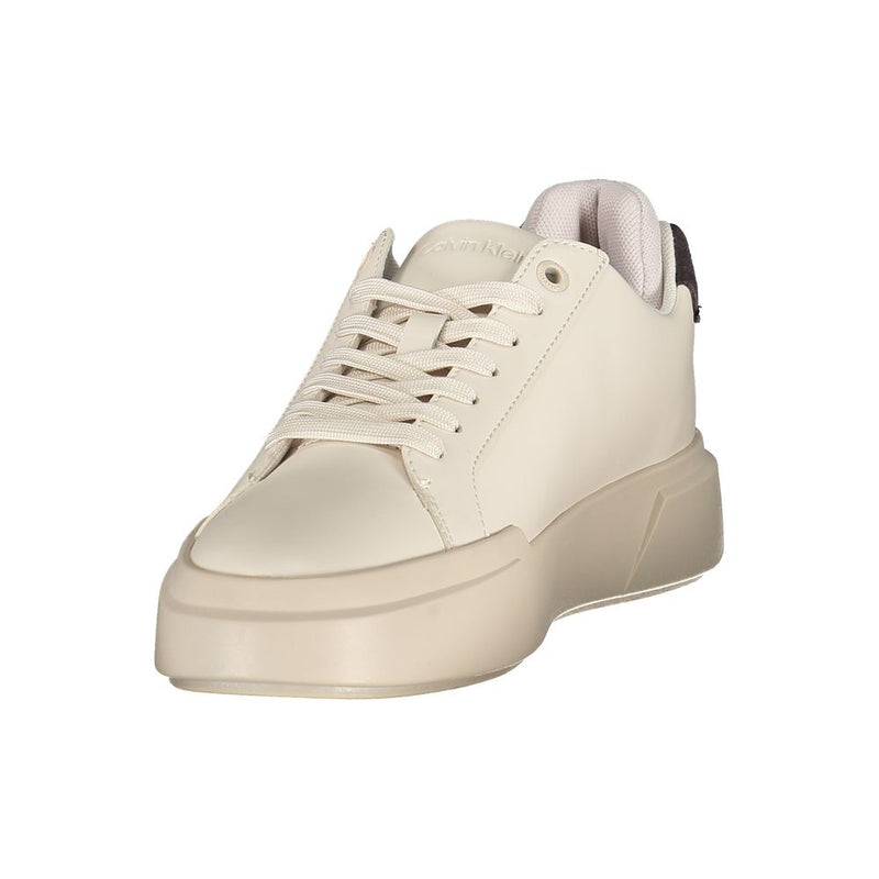 Calvin Klein White Athletic Sneakers for Women