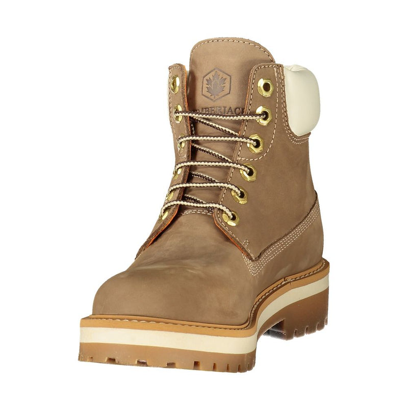 Lumberjack Beige Polyester Ankle Boots for Women
