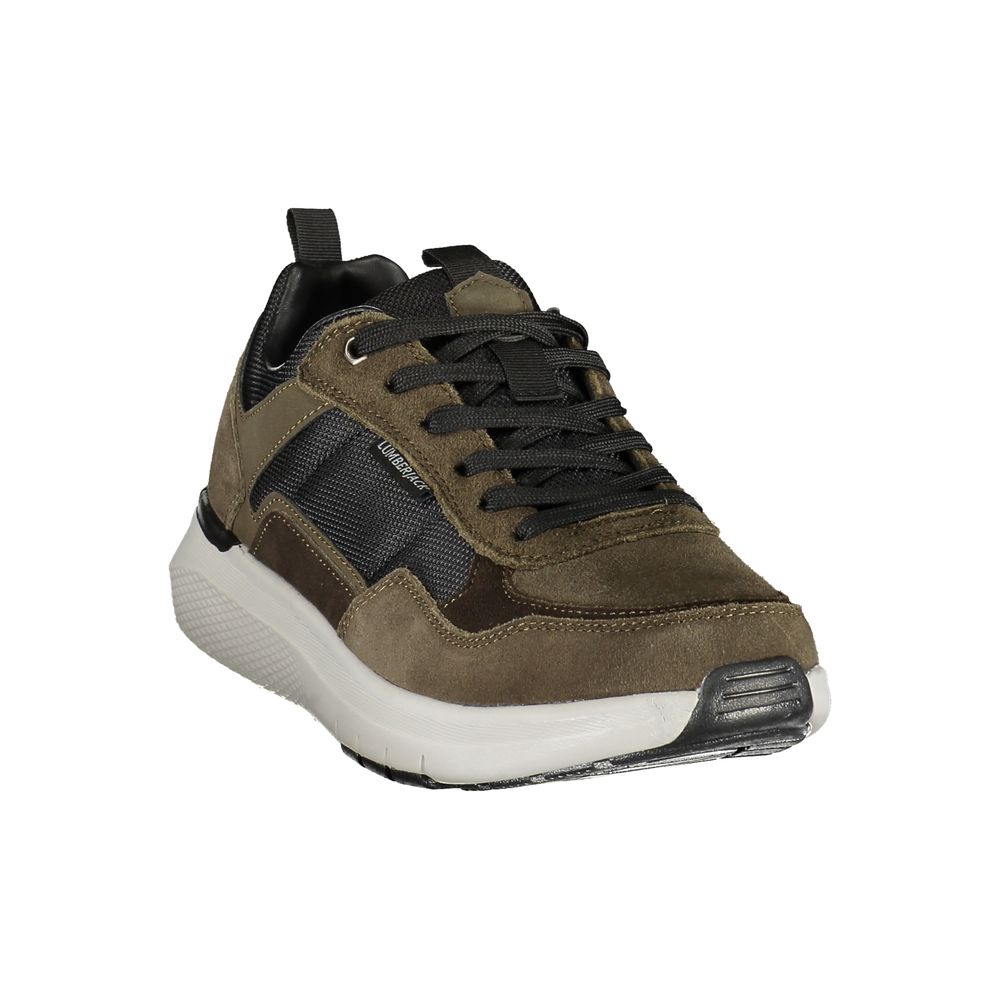 Lumberjack Green Polyester Athletic Sneakers