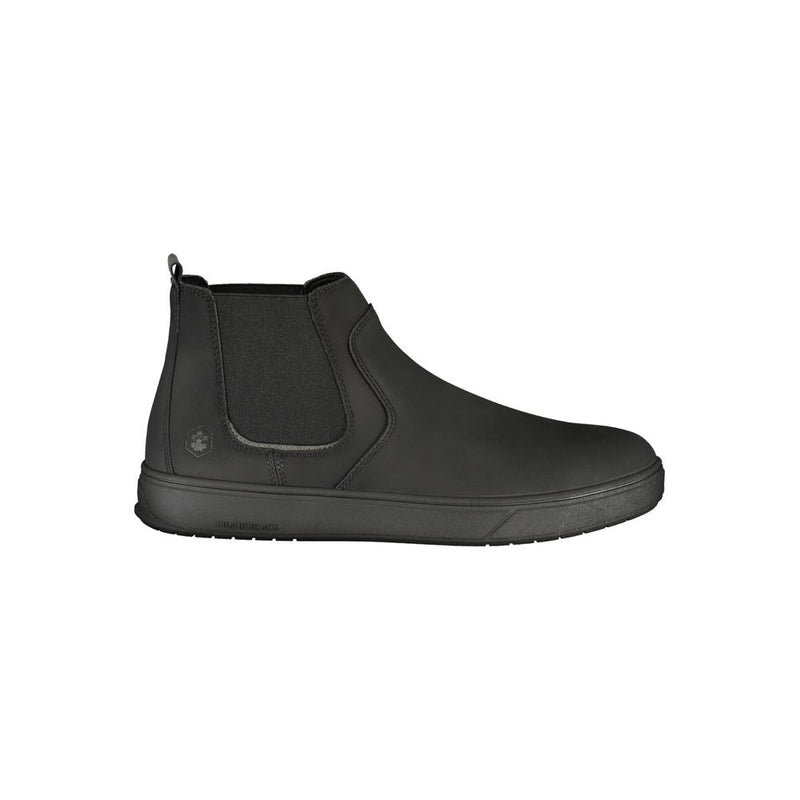 Lumberjack Black Polyester Ankle Boots for Men