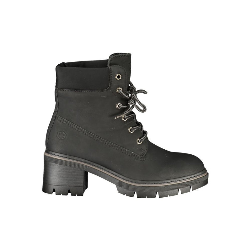 Lumberjack Black Polyester Ankle Boots for Women