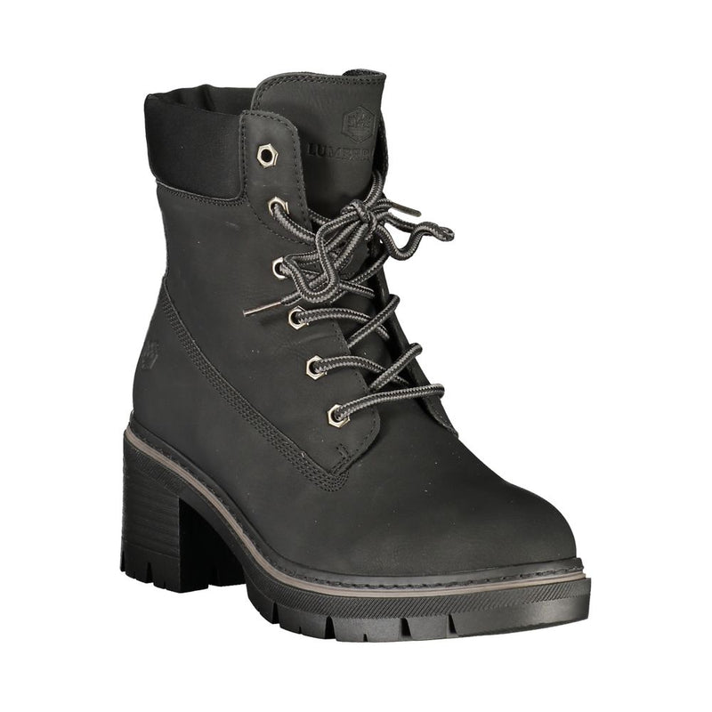 Lumberjack Black Polyester Ankle Boots for Women