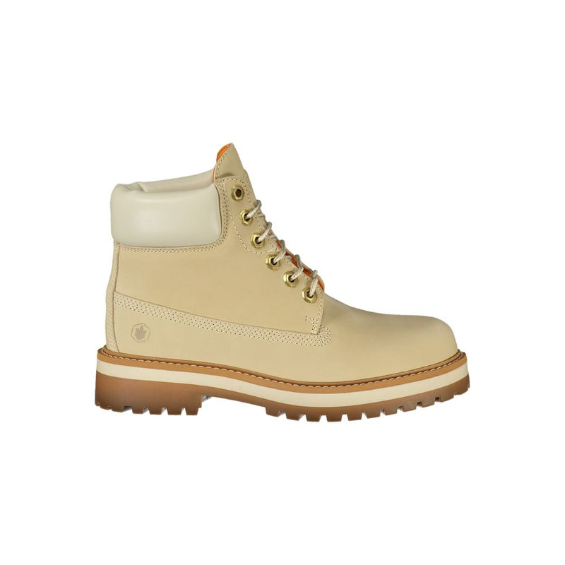 Lumberjack Beige Polyester Ankle Boots for Women