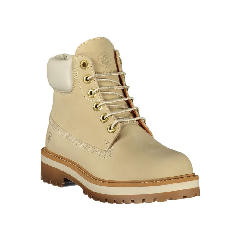 Lumberjack Beige Polyester Ankle Boots for Women