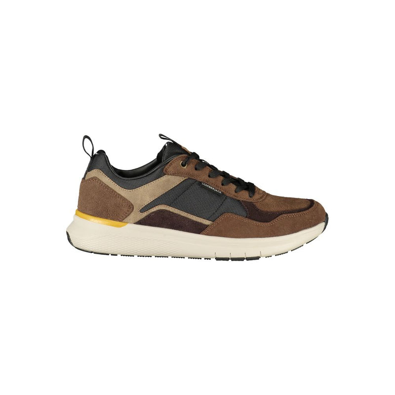 Lumberjack Brown Polyester Athletic Sneakers for Men