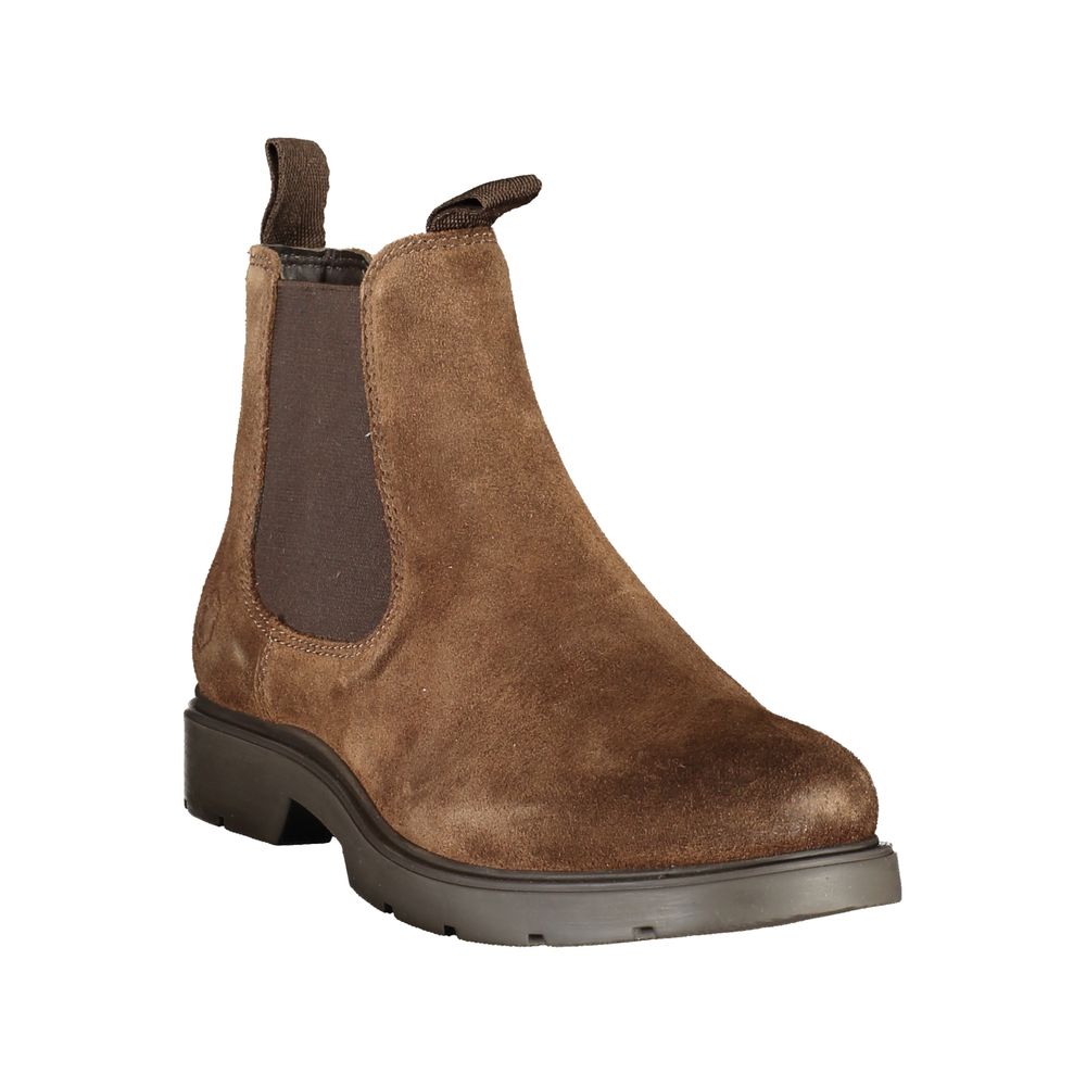 Lumberjack Brown Polyester Ankle Boots