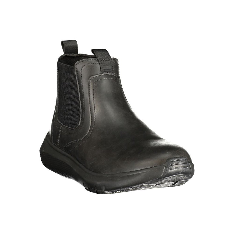 Lumberjack Black Polyester Ankle Boots for Men