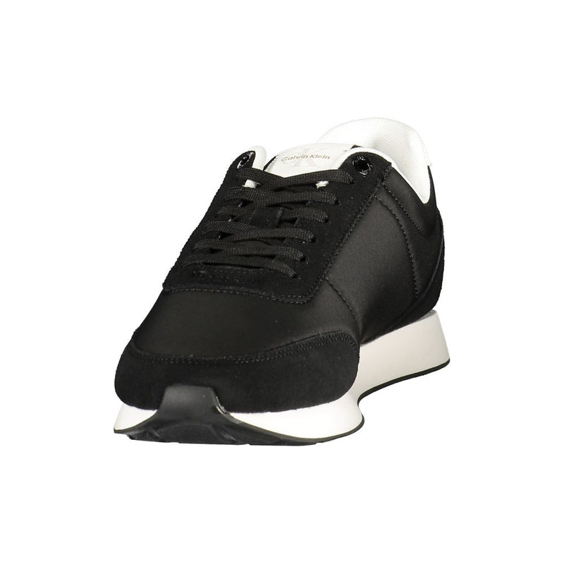 Calvin Klein Black Polyester Athletic Sneakers for Men