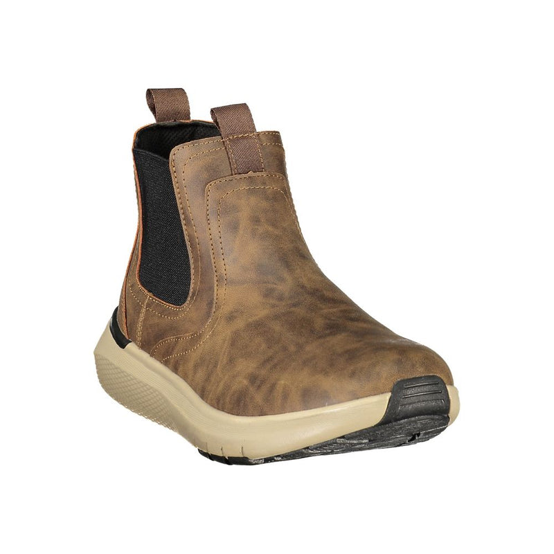 Lumberjack Brown Polyester Ankle Boots for Men