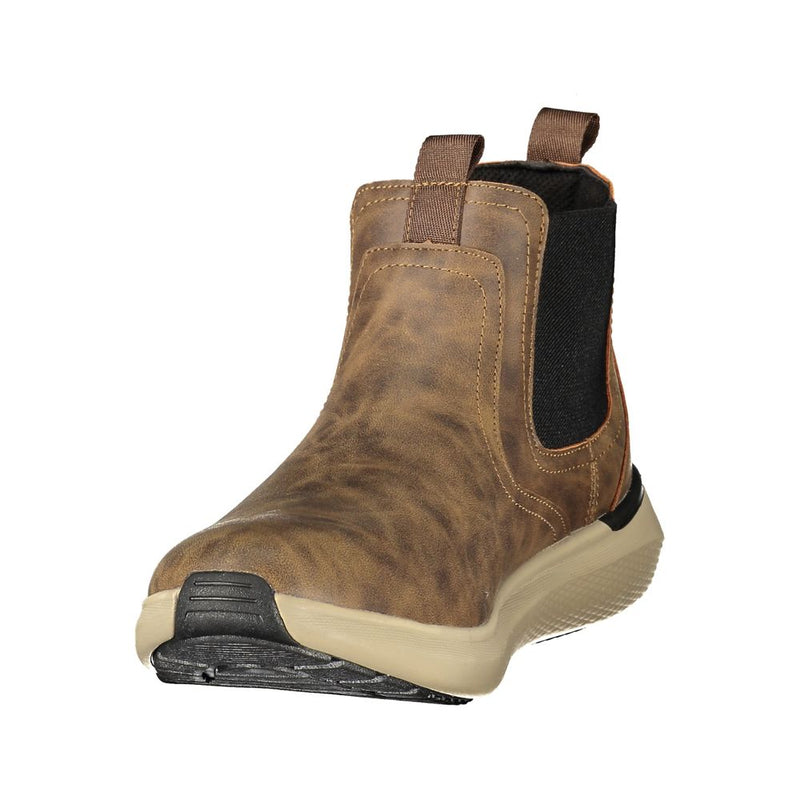Lumberjack Brown Polyester Ankle Boots for Men