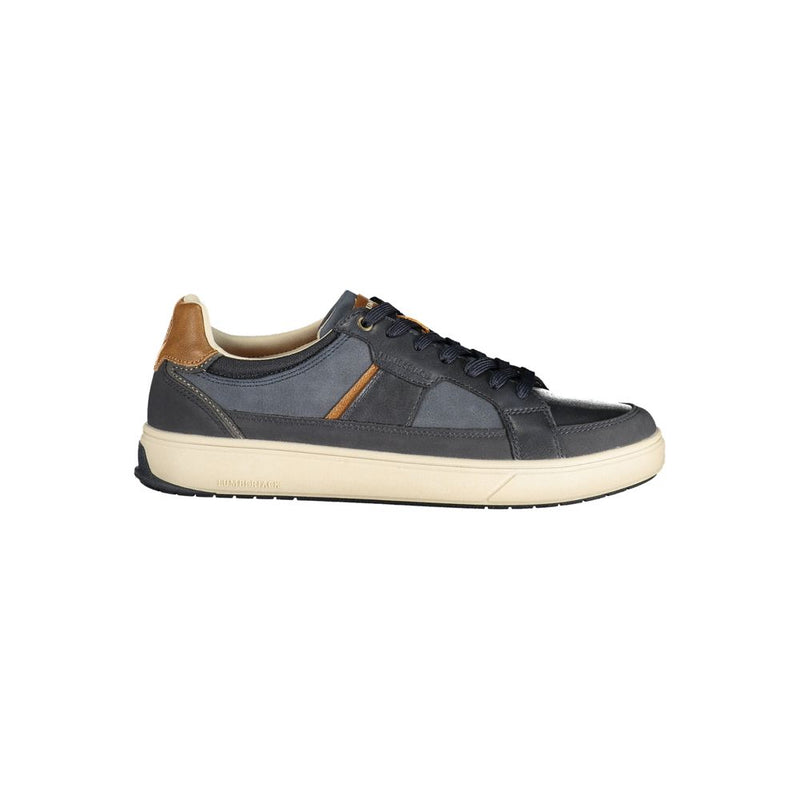 Lumberjack Blue Polyester Athletic Sneakers for Men