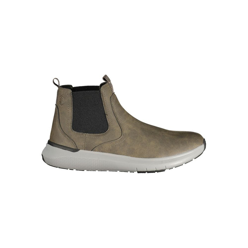 Lumberjack Green Polyester Ankle Boots for Men