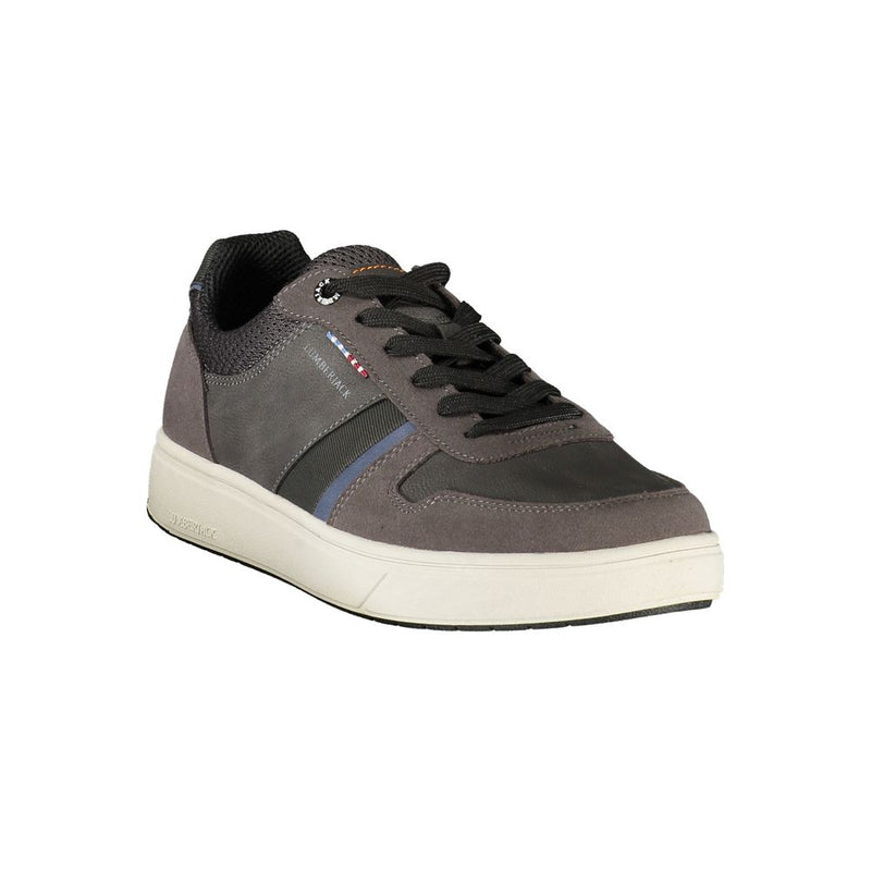 Lumberjack Gray Polyester Athletic Sneakers for Men