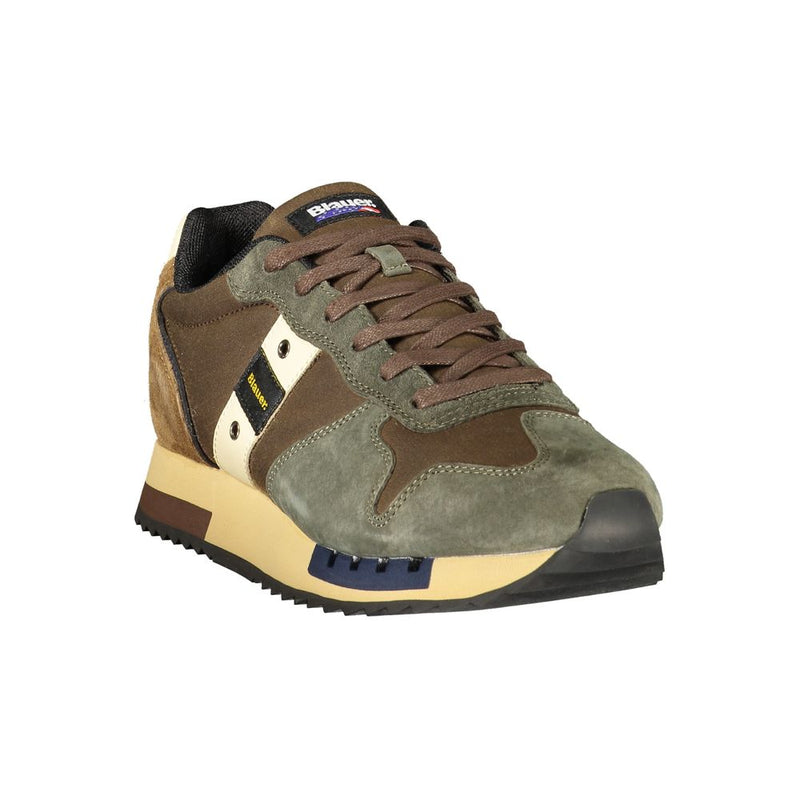 Blauer Brown Polyester Athletic Sneakers for Men
