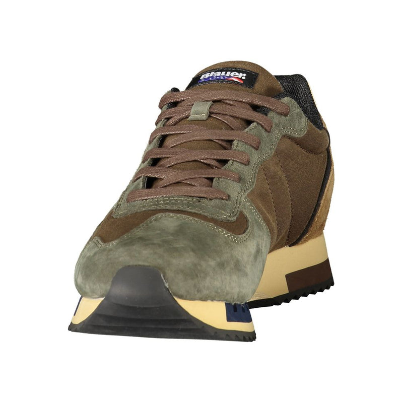 Blauer Brown Polyester Athletic Sneakers for Men