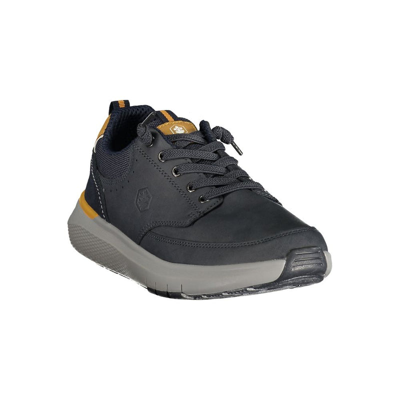 Lumberjack Blue Polyester Athletic Sneakers for Men
