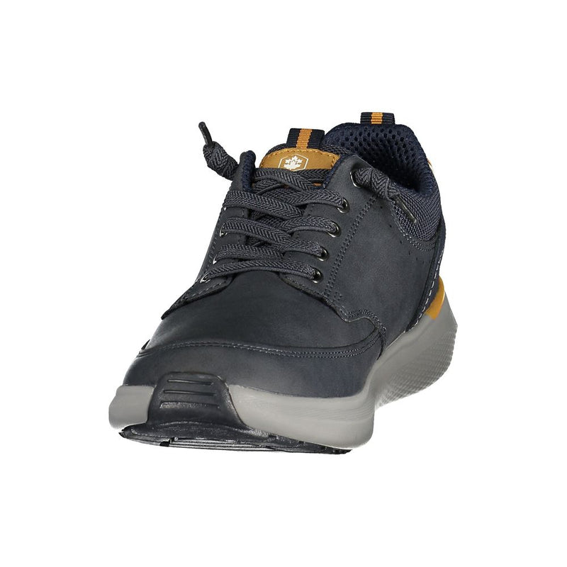 Lumberjack Blue Polyester Athletic Sneakers for Men