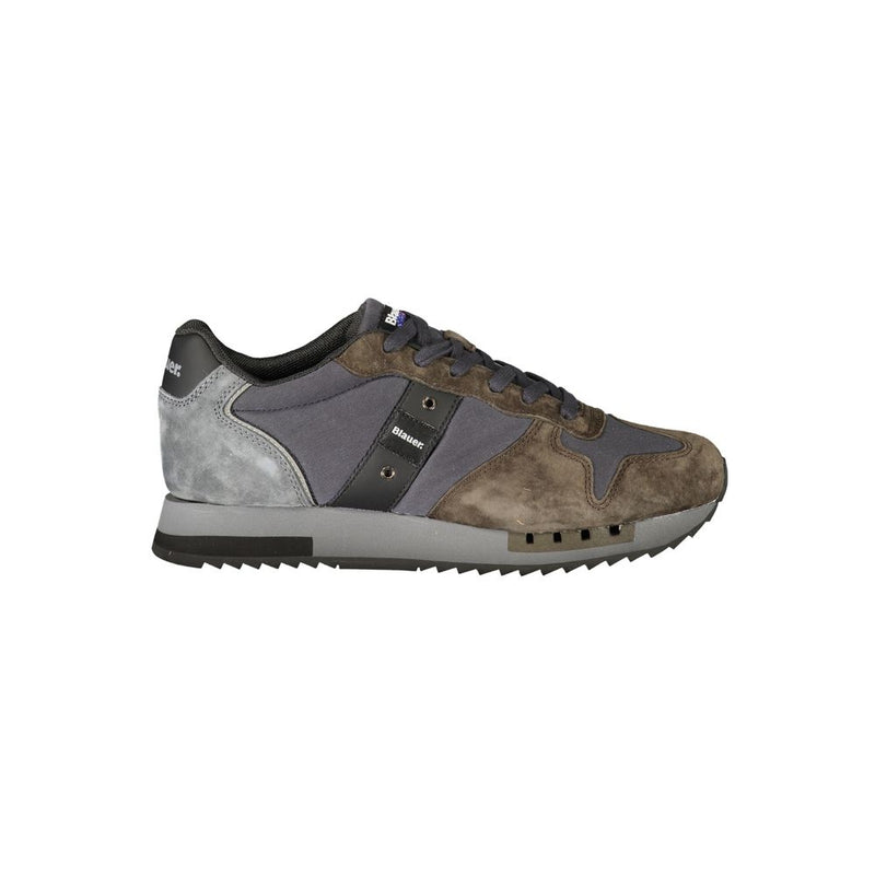 Blauer Gray Polyester Athletic Sneakers for Men