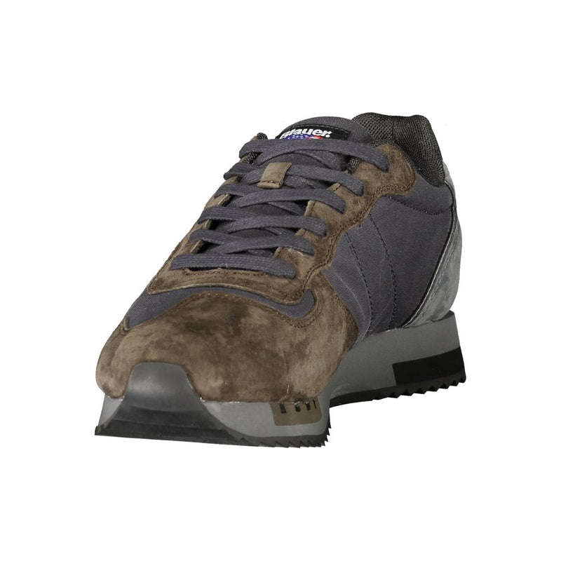 Blauer Gray Polyester Athletic Sneakers for Men