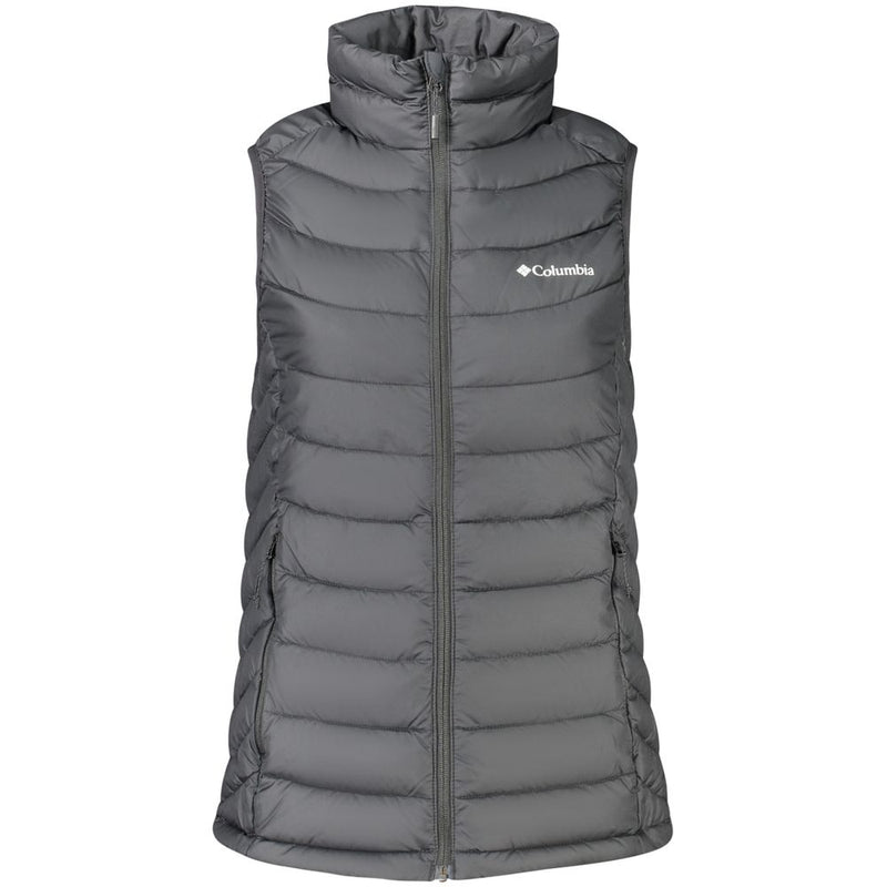 Columbia Black Polyester Sleeveless Jacket for Women
