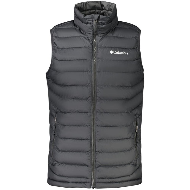 Columbia Black Polyester Sleeveless Jacket for Men