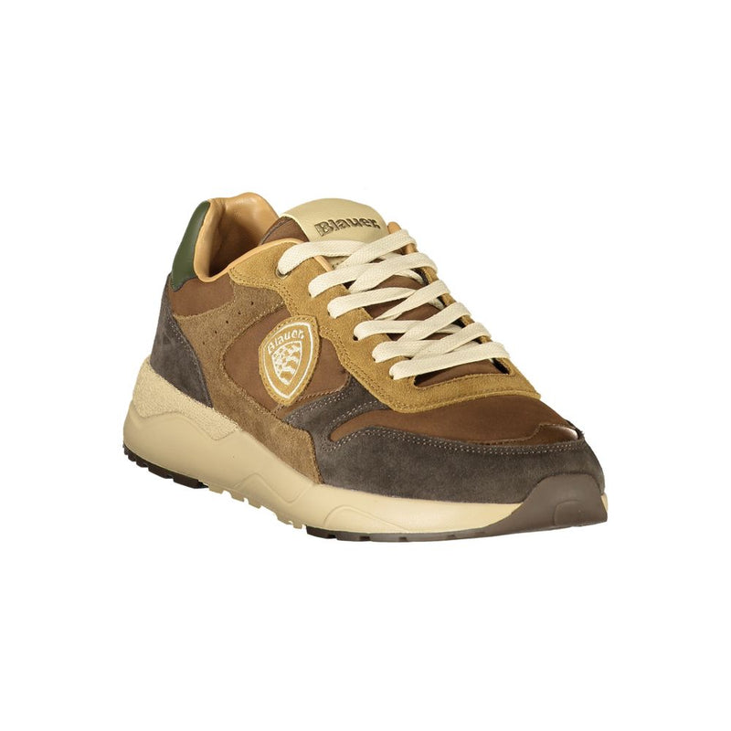 Blauer Brown Polyester Athletic Sneakers for Men