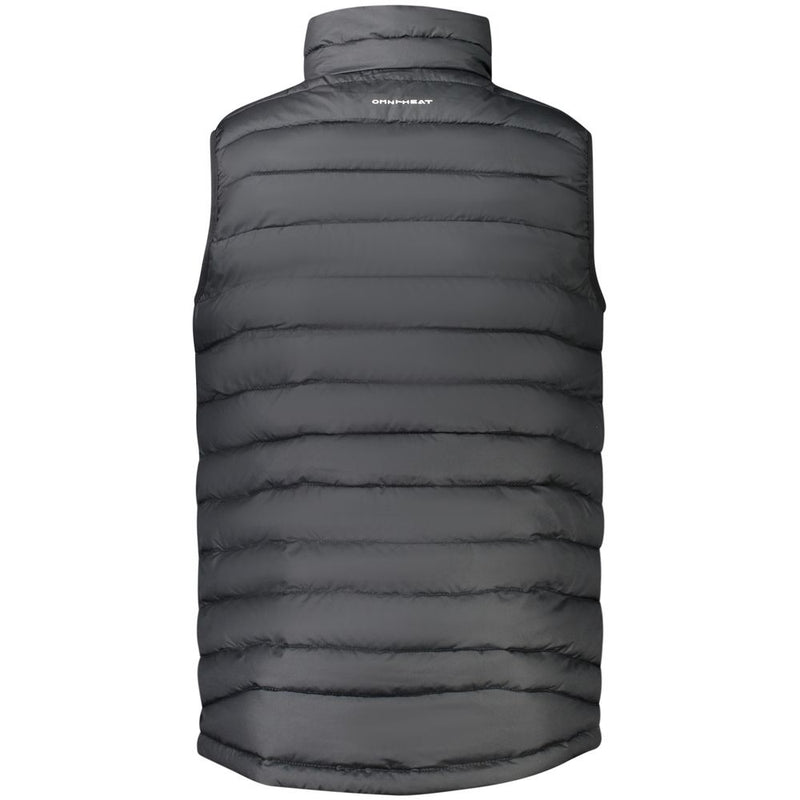 Columbia Black Polyester Sleeveless Jacket for Men
