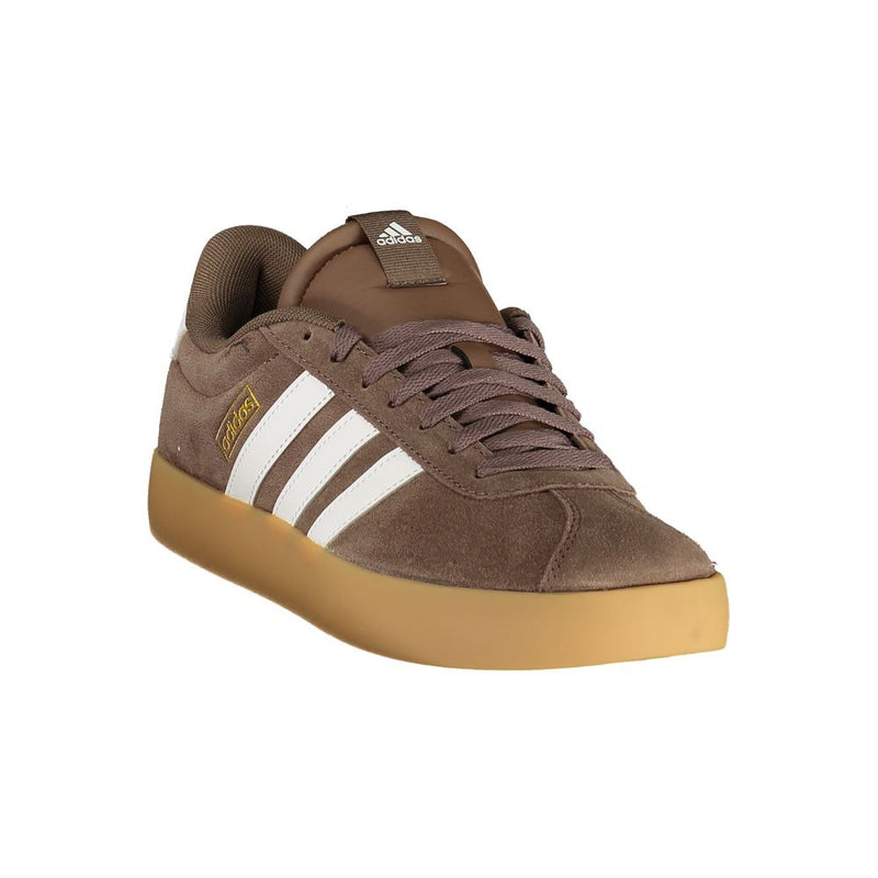 Adidas VL Court 3.0 Brown Athletic Sneakers for Men