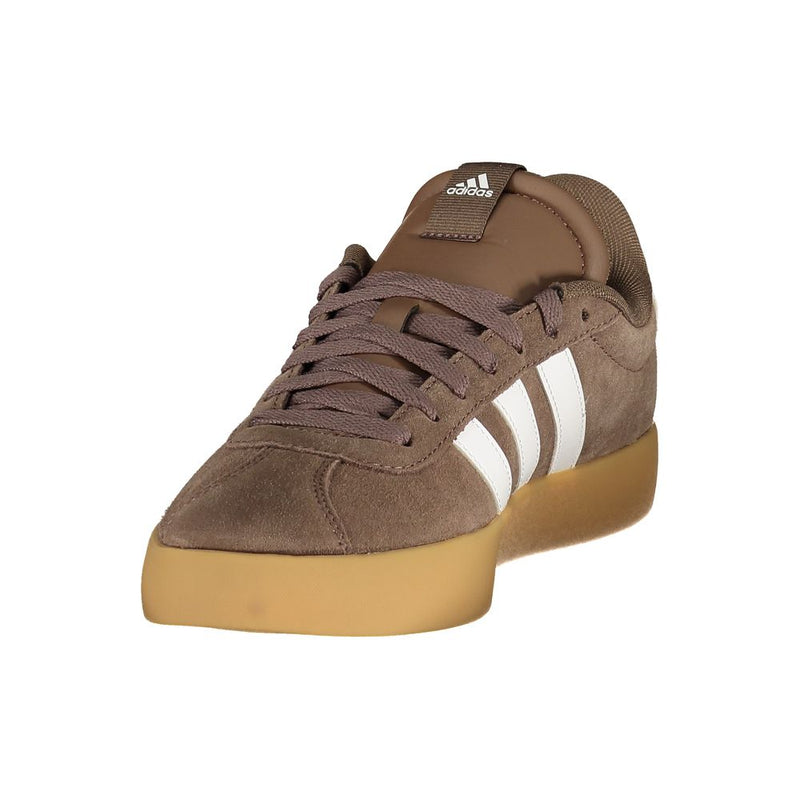 Adidas VL Court 3.0 Brown Athletic Sneakers for Men