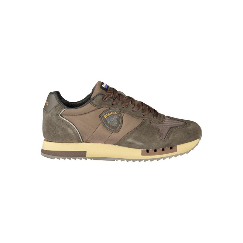Blauer Brown Polyester Athletic Sneakers for Men