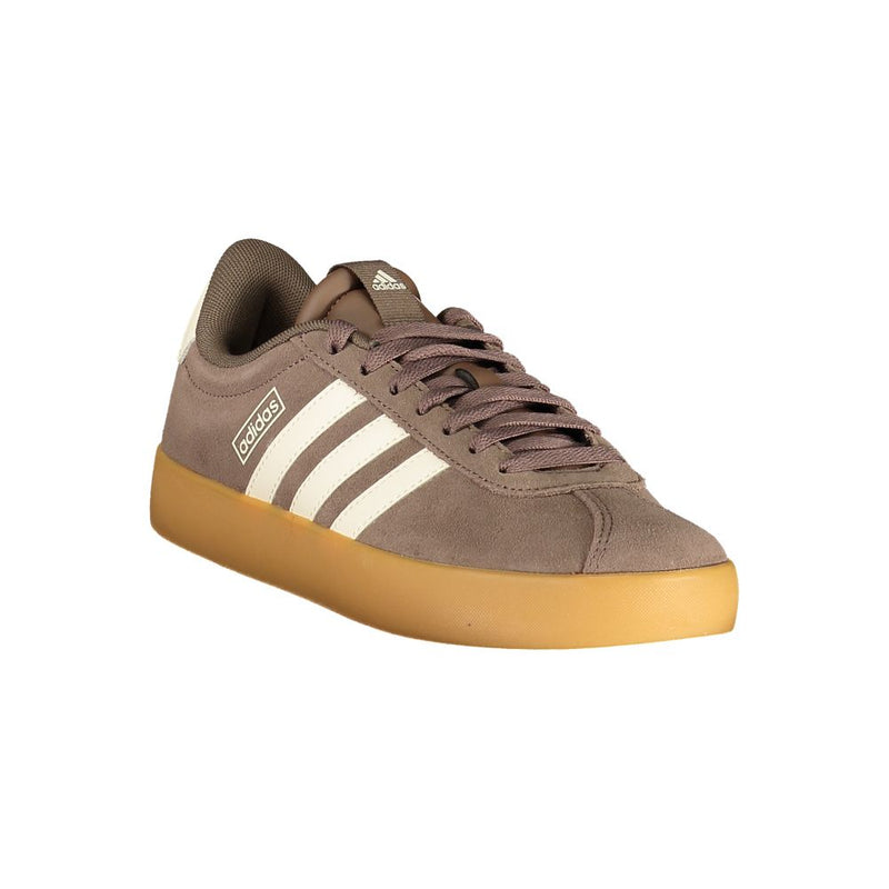 Adidas VL Court 3.0 Brown Athletic Sneakers for Women
