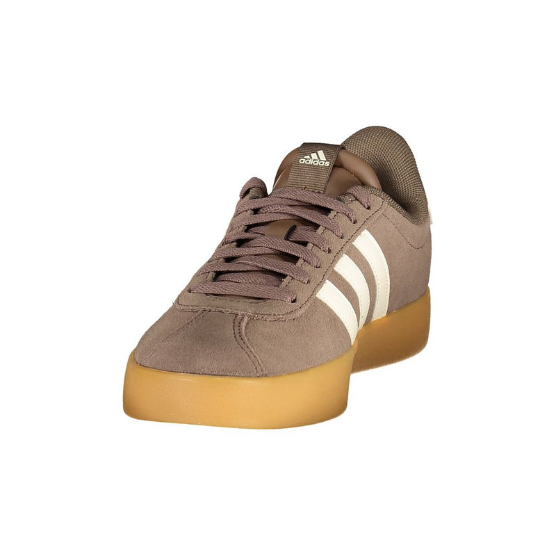 Adidas VL Court 3.0 Brown Athletic Sneakers for Women