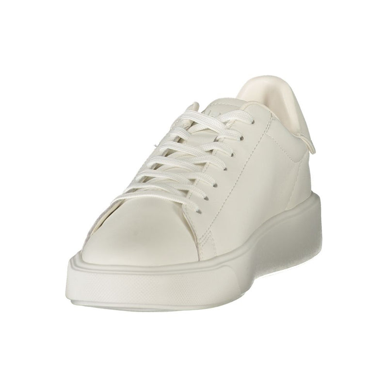 Blauer White Polyester Athletic Sneakers for Men