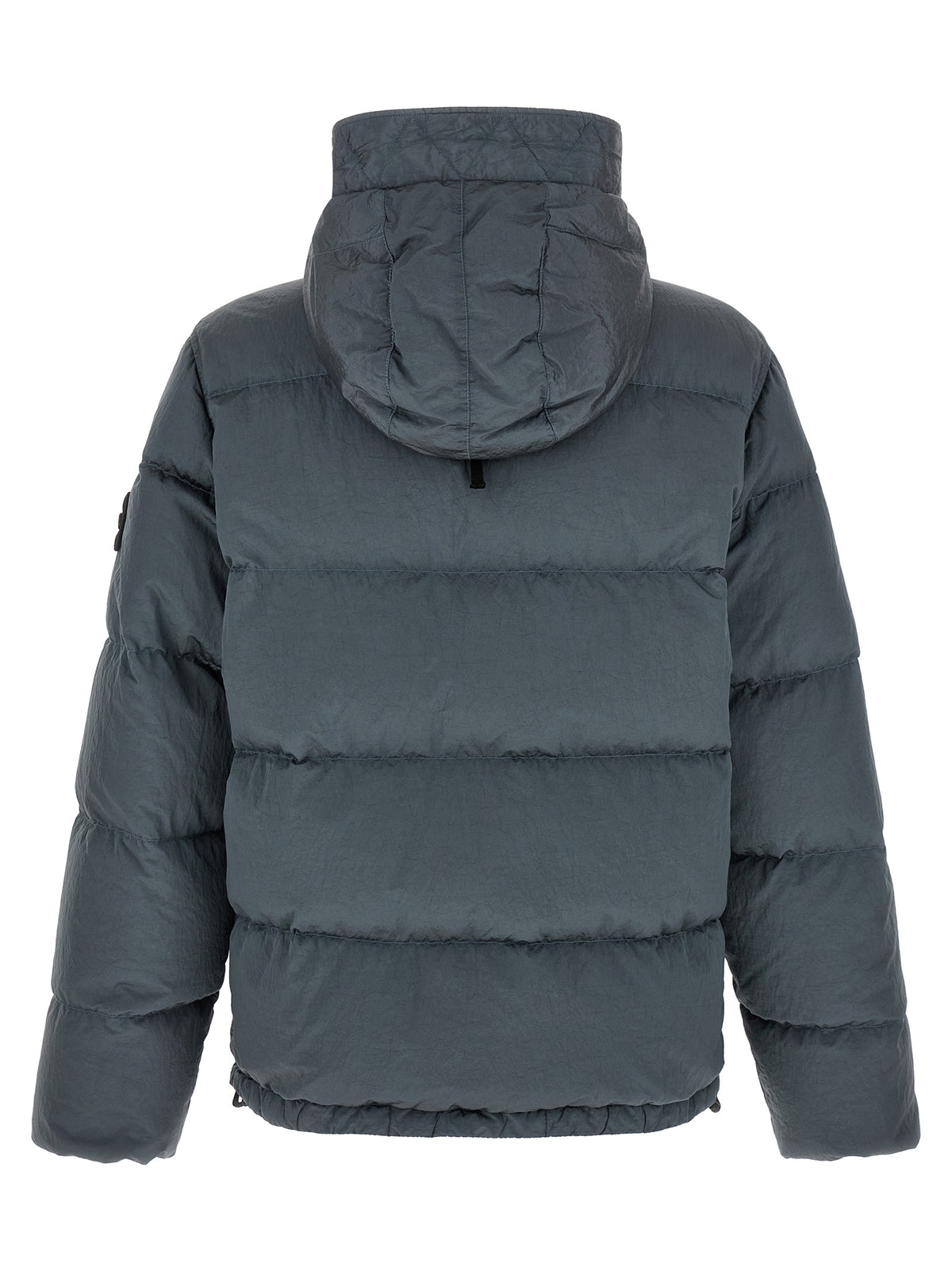 Stone Island Gray Polyamide Full-Length Jacket