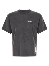 SATISFY Gray Cotton T-Shirt