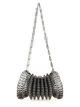 Paco Rabanne Silver Stainless Steel Shoulder Bag