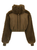Fabiana Filippi Bicolor Virgin Wool Bomber