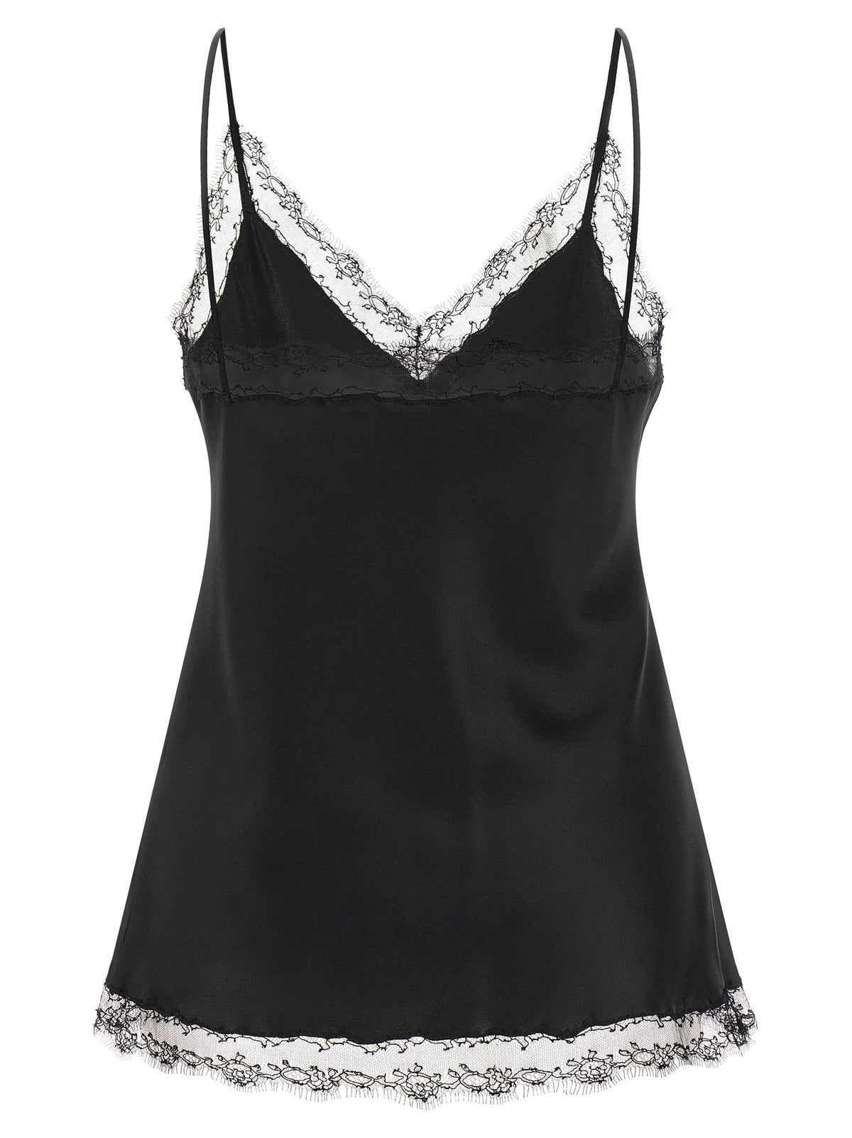 Ermanno Scervino Black Silk Lingerie