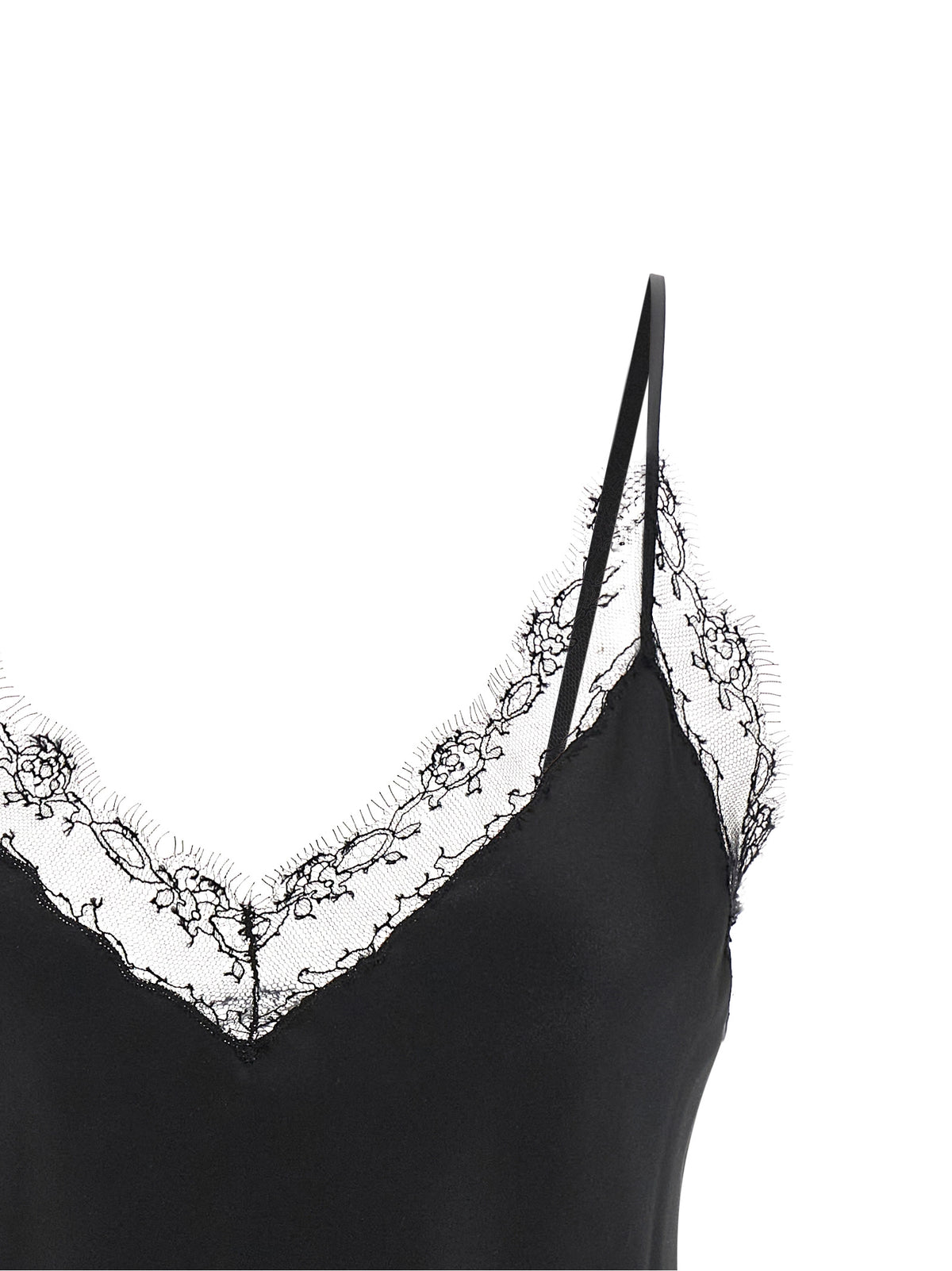Ermanno Scervino Black Silk Lingerie