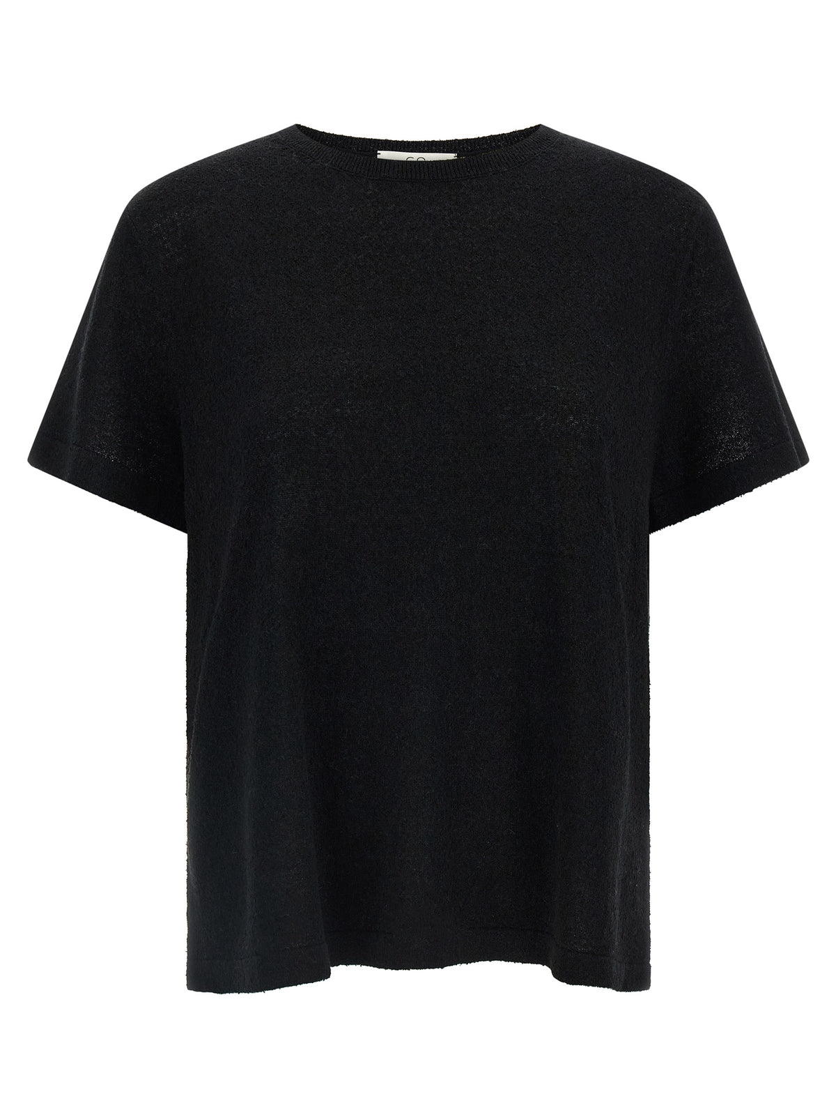 CO Black Silk Blouse