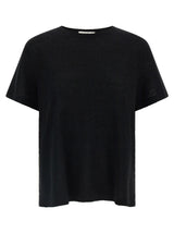 CO Black Silk Blouse