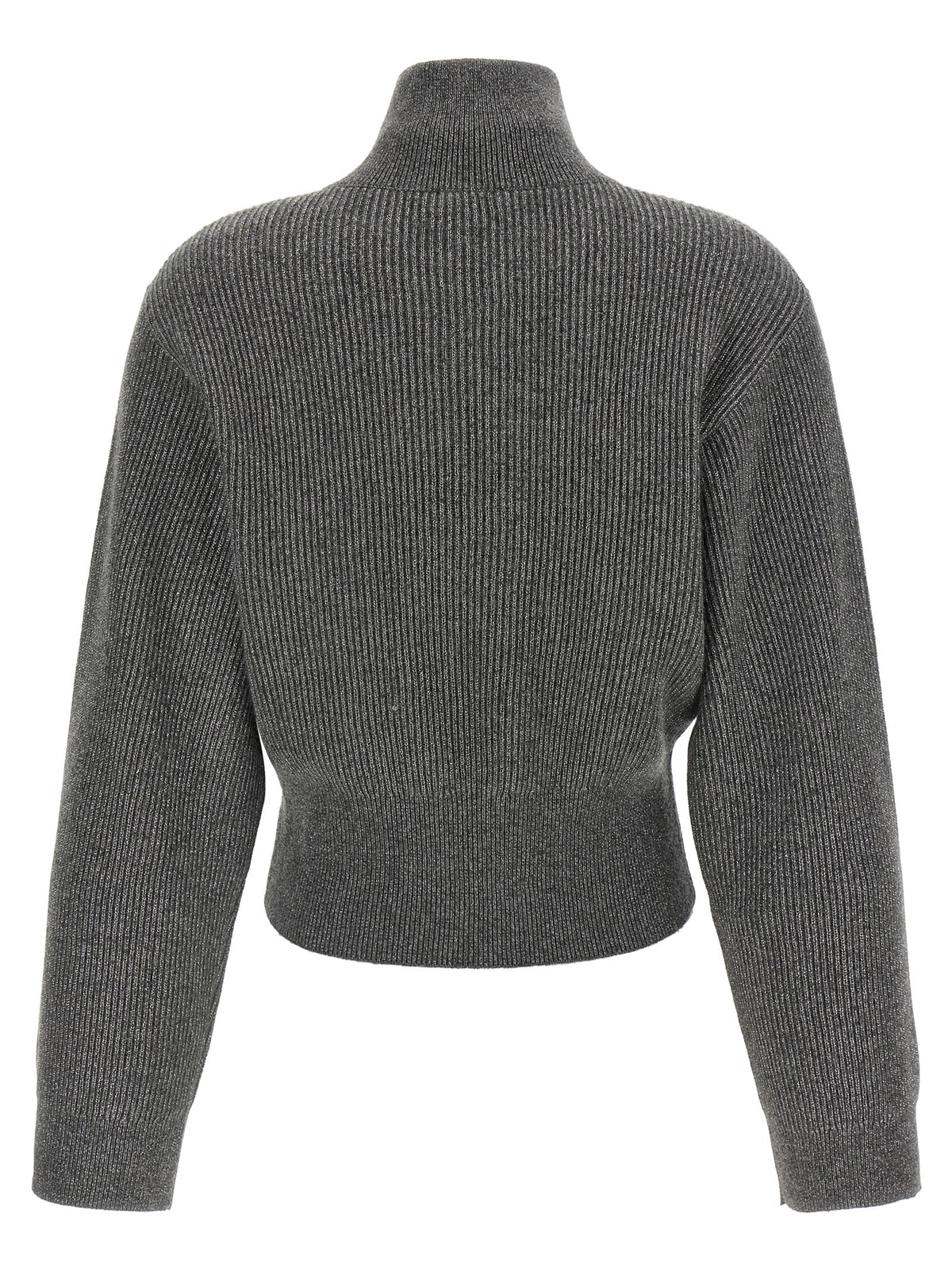 Brunello Cucinelli Gray Cashmere Cardigan