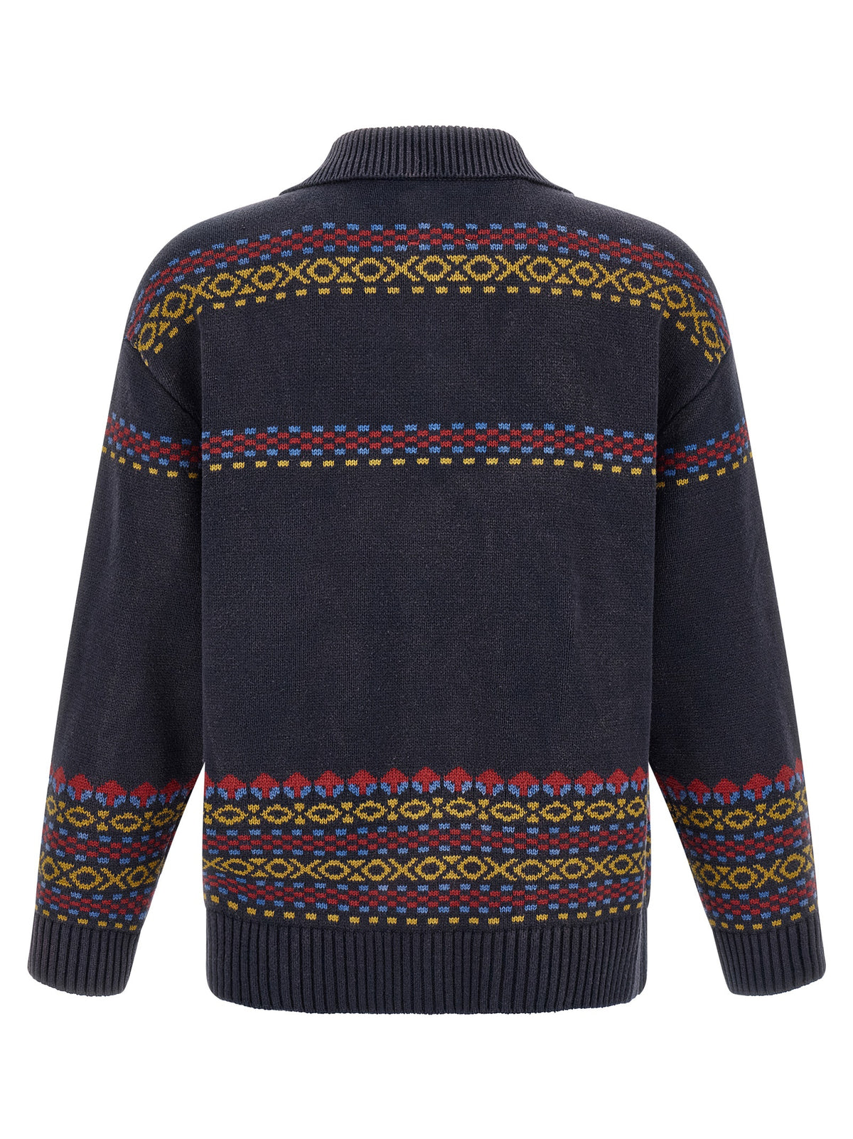 FOUND Blue Cotton Cardigan