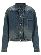 Kenzo Blue Cotton Denim Jacket