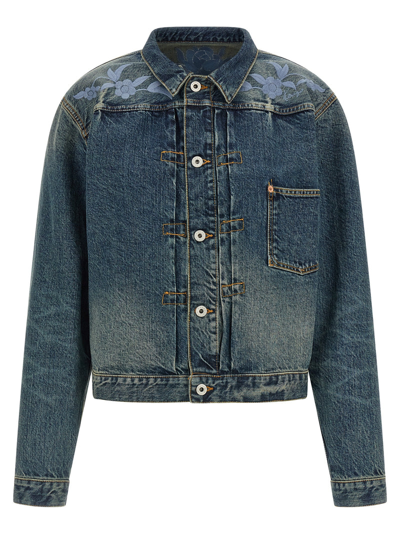 Kenzo Blue Cotton Denim Jacket - Stylish & Modern Workwear