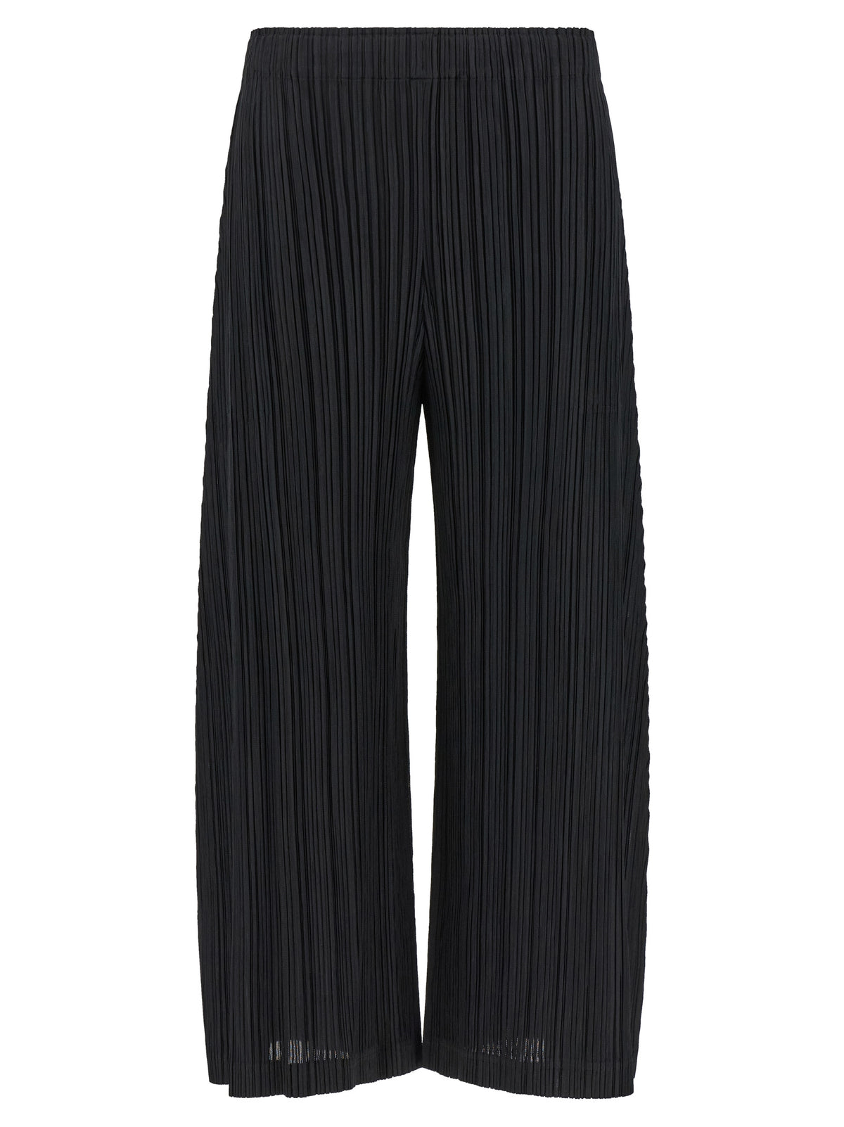 PLEATS PLEASE ISSEY MIYAKE Black Polyester Pants