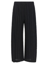 PLEATS PLEASE ISSEY MIYAKE Black Polyester Pants