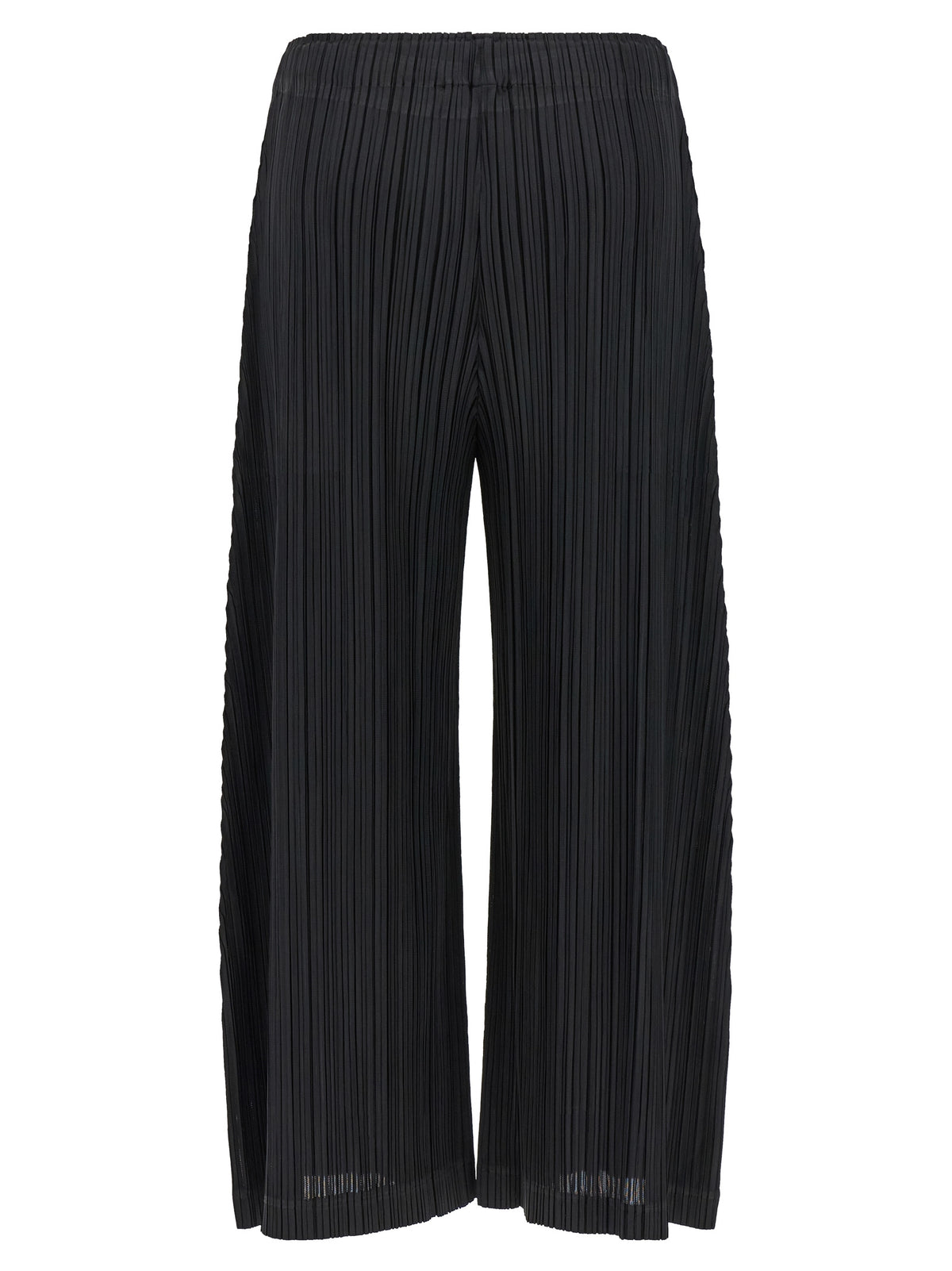 PLEATS PLEASE ISSEY MIYAKE Black Polyester Pants