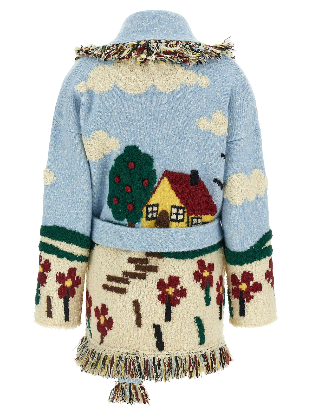 Alanui Multicolor Virgin Wool Cardigan