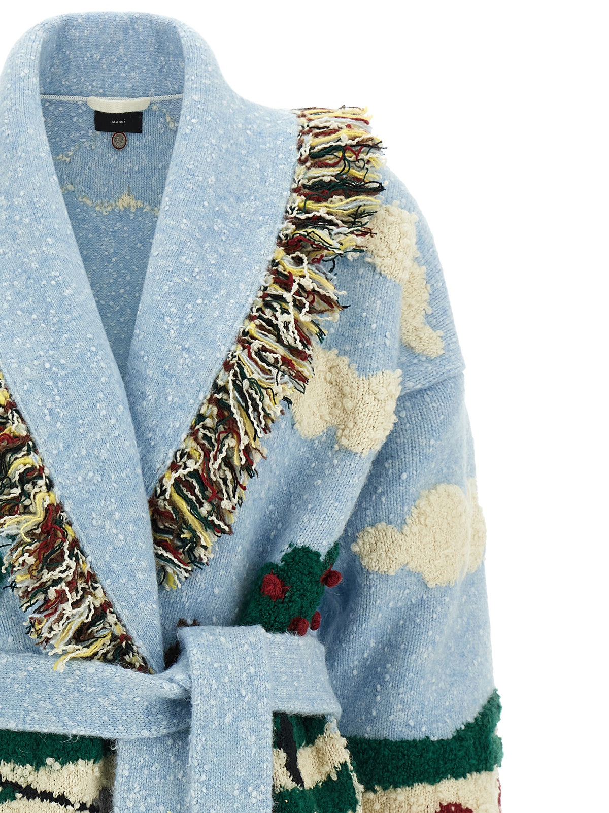Alanui Multicolor Virgin Wool Cardigan